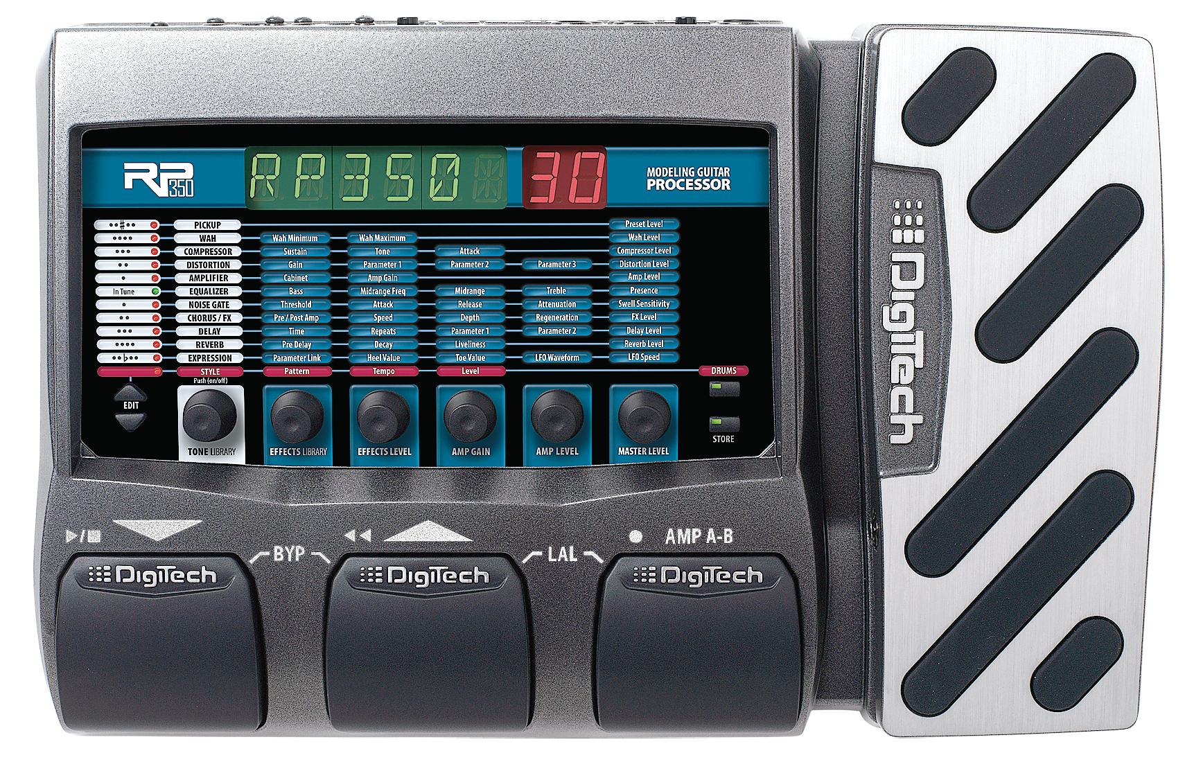 Digitech RP350 Multieffects Pedal Review Guitar Jar